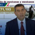 México reporta la repatriación de más de 271 mil connacionales desde EE.UU.