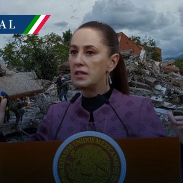 Sheinbaum confirma el fallecimiento de dos mexicanos tras el terremoto de 7.4 en Colombia