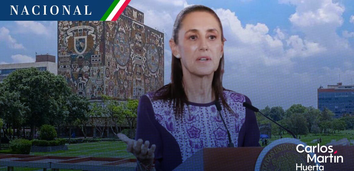 Sheinbaum insta a la UNAM a ampliar su matrícula mediante reorientación presupuestaria