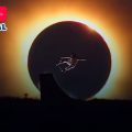 Skater español Danny León realiza truco perfecto durante el eclipse total