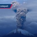 Volcán Popocatépetl registra fuerte exhalación de 3.5 km; se prevé caída de ceniza