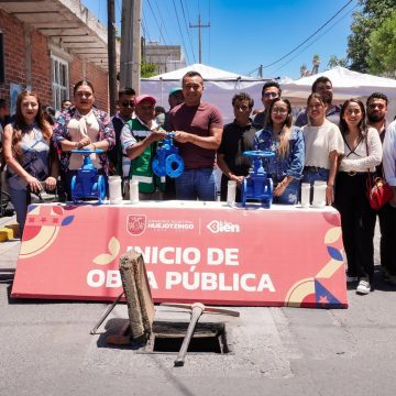 Amplían la red de agua potable en la cabecera municipal de Huejotzingo