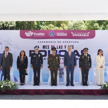 Pepe Chedraui encabeza el arranque del Mes de las y los Policías en Puebla