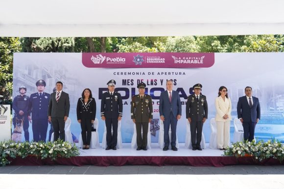 Pepe Chedraui encabeza el arranque del Mes de las y los Policías en Puebla