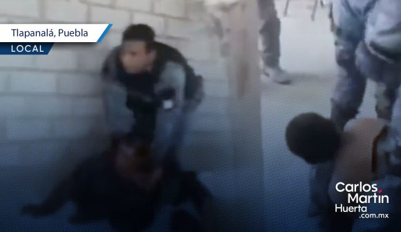 Denuncian a policías de Tlapanalá tras uso excesivo de la fuerza durante detención