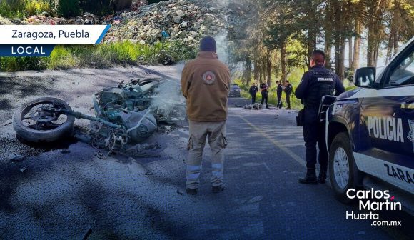 Motociclista de 19 años pierde la vida tras intentar rebasar y chocar contra vehículo en Zaragoza