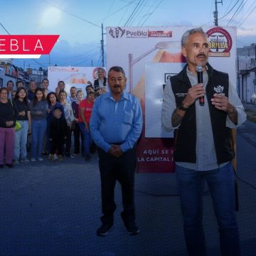 Con “Puebla Brilla”, modernizan el alumbrado público en Galaxia Bosques de Amalucan al 100% LED