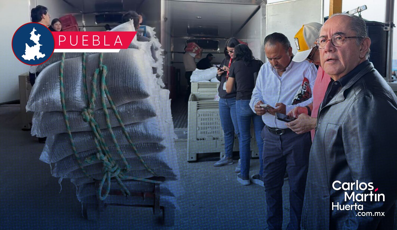 Central de Abasto y Así Sucede suman 19 toneladas de ayuda para el Banco de Alimentos