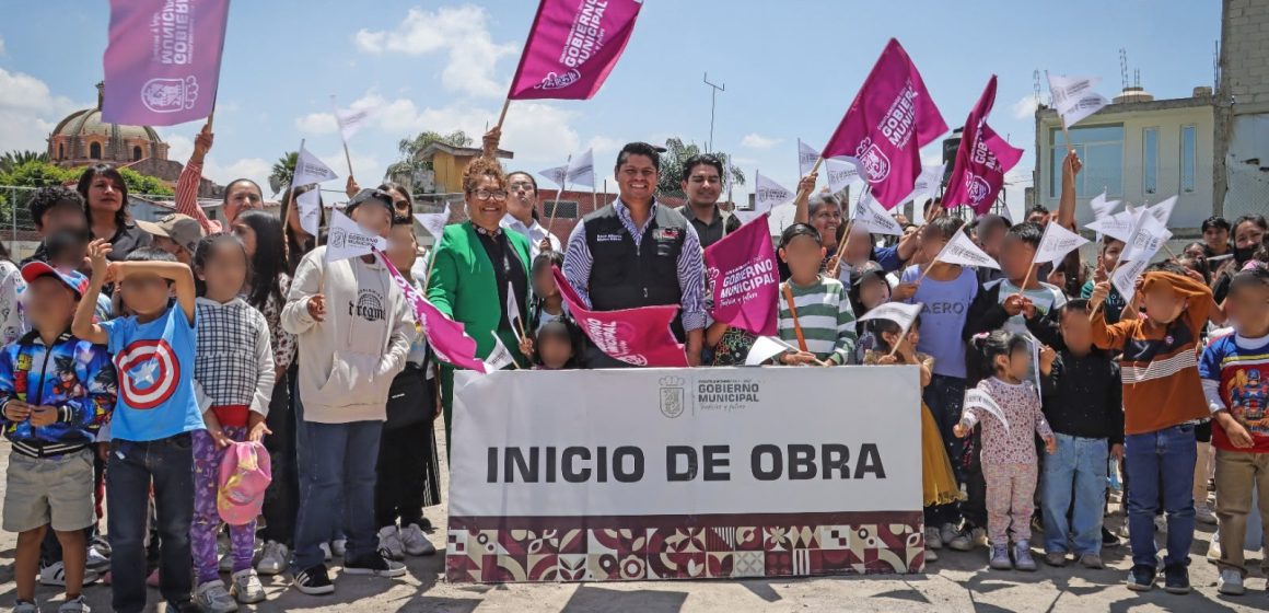 Omar Muñoz inicia la construcción del Parque de las Infancias en Cuautlancingo