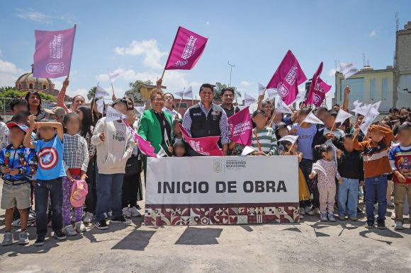 Omar Muñoz inicia la construcción del Parque de las Infancias en Cuautlancingo