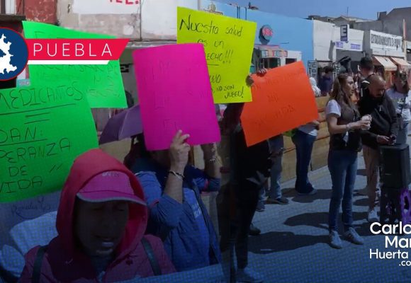 Manifestación en el IMSS San José; pacientes denuncian falta de medicamentos