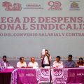 Reafirma Tonantzin Fernández su compromiso con la base trabajadora de San Pedro Cholula