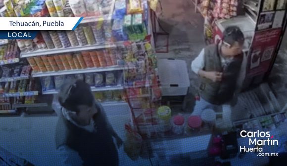 A punta de pistola, roban miscelánea en Tehuacán
