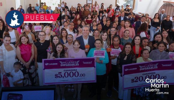 Entregan el “Premio Mujeres Imparables” en Puebla para impulsar la economía de 50 emprendedoras