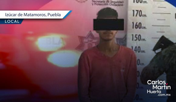 Detienen a hombre con arma de fuego en la Feria de Santo Domingo en Izúcar de Matamoros