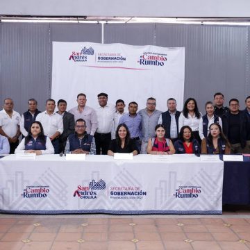 Fortalece Lupita Cuautle el diálogo y la atención a las comunidades de San Andrés Cholula