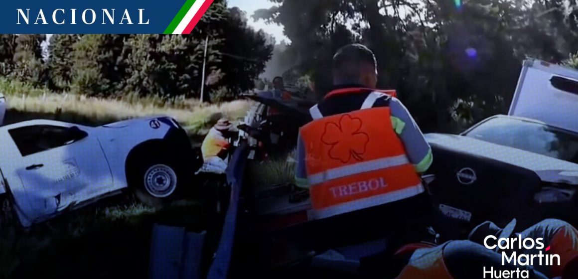 Fuerte accidente provoca el cierre de la autopista Tlaxcala-Puebla