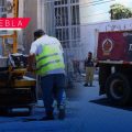Avanza el programa “BacheAndo Puebla” con labores de bacheo en el Barrio de San Miguel