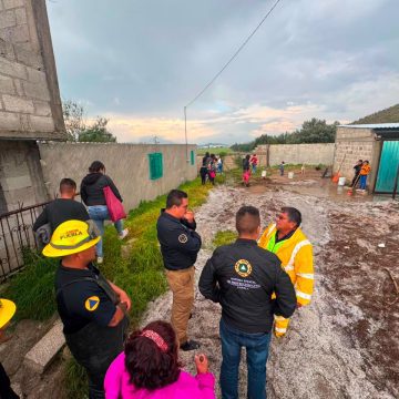 Lluvias en Puebla dejan afectaciones en 10 viviendas en Tepeyahualco