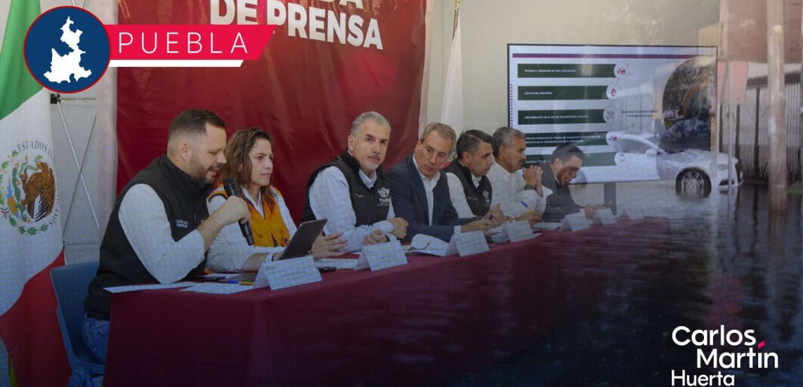 Refuerzan medidas preventivas en Puebla para mitigar riesgos por la temporada de lluvias