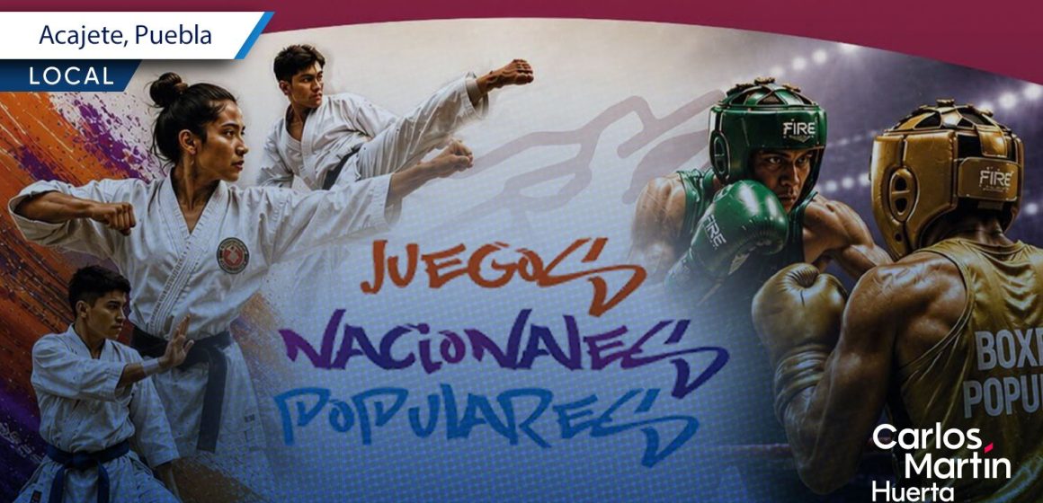 Acajete será sede de la etapa estatal de los Juegos Nacionales Populares 2026