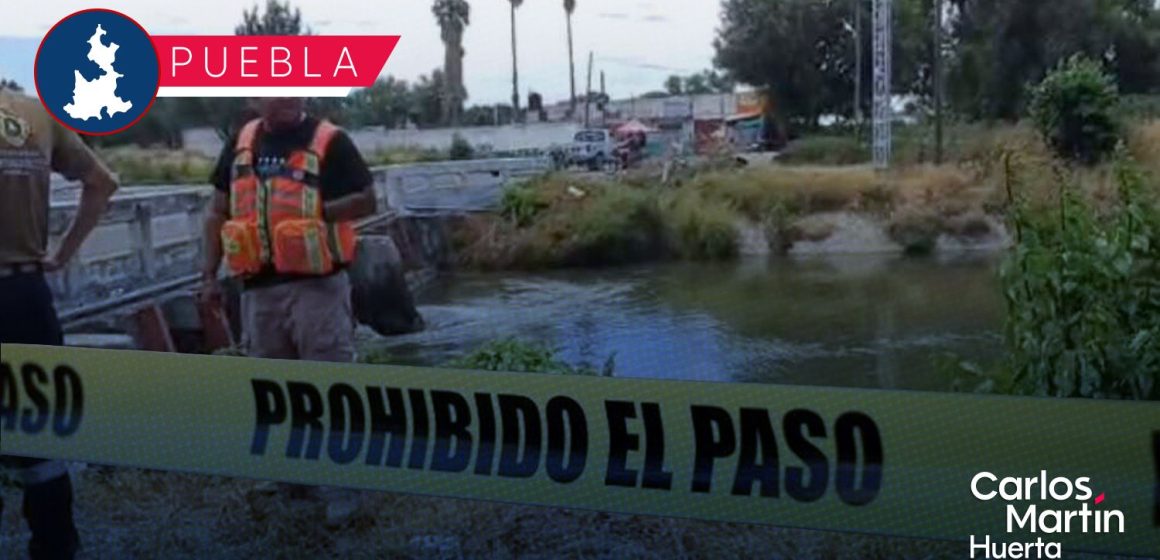 Rescatan con vida a hombre tras caer al canal de Valsequillo en Tecamachalco