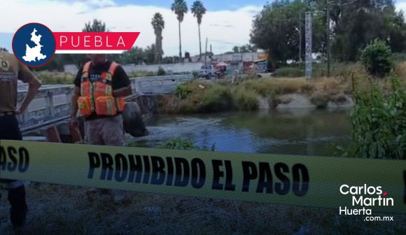 Rescatan con vida a hombre tras caer al canal de Valsequillo en Tecamachalco