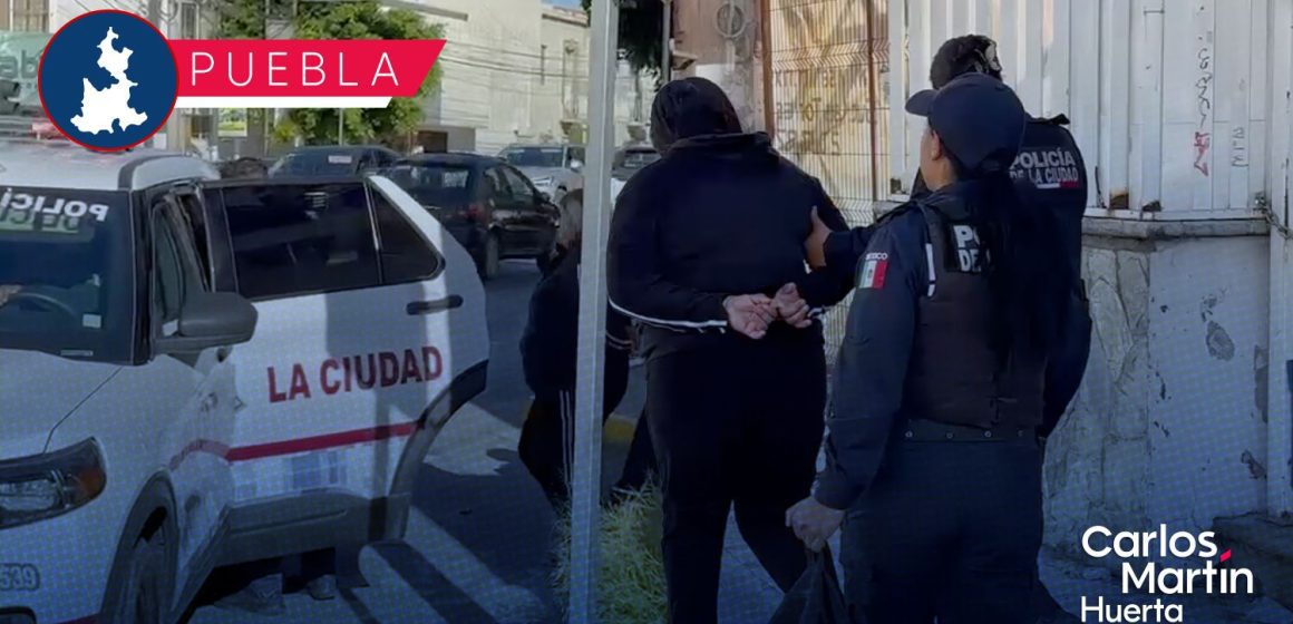 Detienen a 6 carteristas en inmediaciones de la Facultad de Medicina de la BUAP