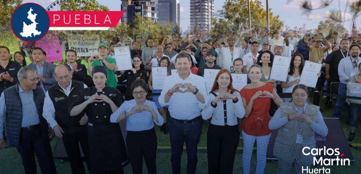 Puebla blindará sus 18 parques estatales: Armenta anuncia mil luminarias y más de 200 cámaras