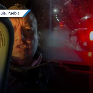 Tránsito de San Andrés Cholula protagoniza persecución contra pareja en Vía Atlixcáyotl; autoridades ya los investigan