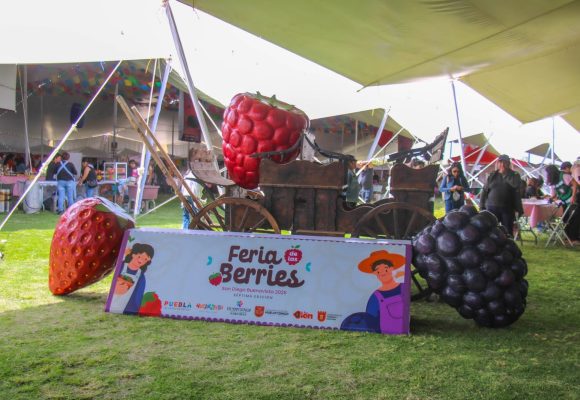 Arranca la 7.ª Edición de la Feria de las Berries 2026 en Huejotzingo