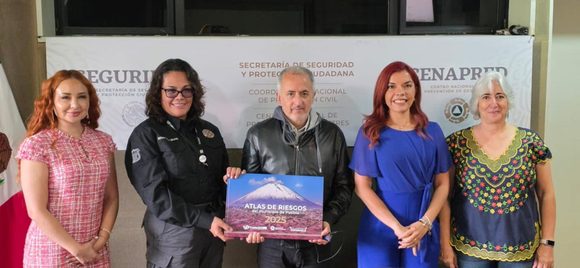 Ayuntamiento de Puebla entrega Atlas de Riesgos al CENAPRED para fortalecer la prevención municipal