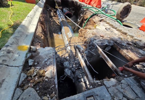 agua de puebla Agua de Puebla y SOAPAP realizan trabajos hidráulicos en la Vía Atlixcáyotl