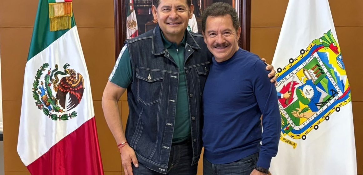 Soberanía y desarrollo: Ignacio Mier y Alejandro Armenta refrendan trabajo conjunto por Puebla