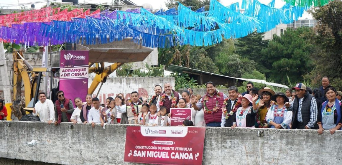 Arranca Gobierno de Pepe Chedraui construcción del Puente Vehicular de San Miguel Canoa