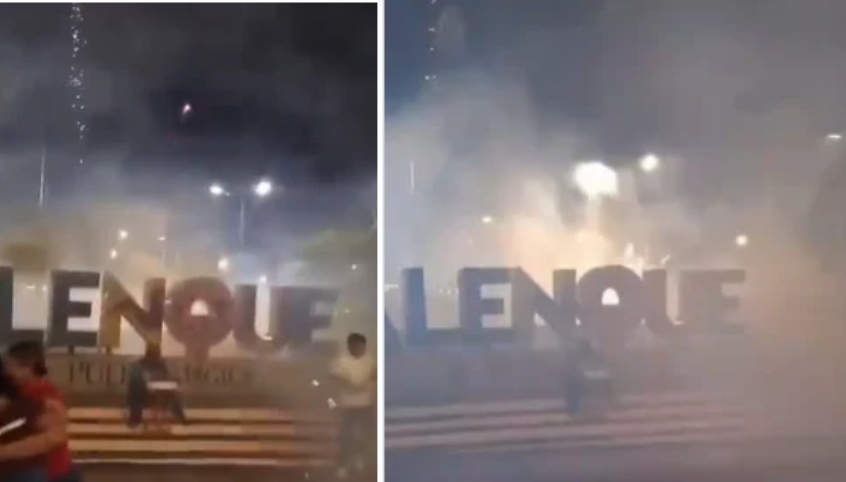 Explosión de pirotecnia durante el Grito de Independencia en Palenque deja cuatro lesionados