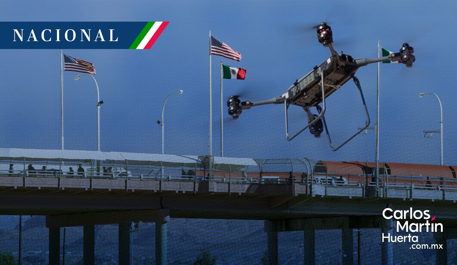 Drones México- Estados Unidos Defensa despliega 165 equipos antidrones en la frontera con Estados Unidos