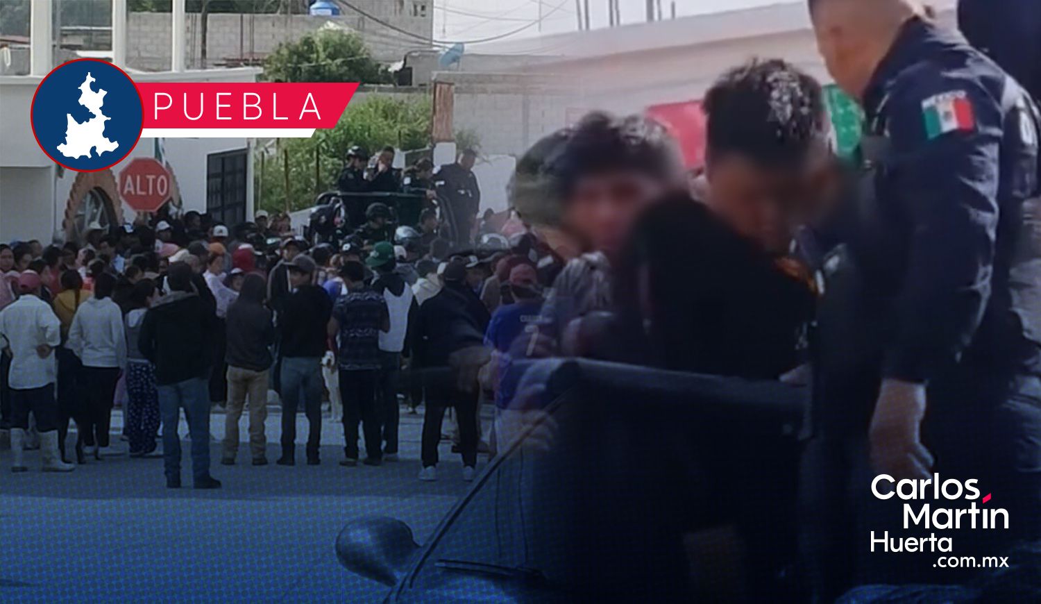 Evitan linchamiento Santa Cruz La Ixtla Evitan linchamiento de cuatro presuntos ladrones en Santa Cruz La Ixtla