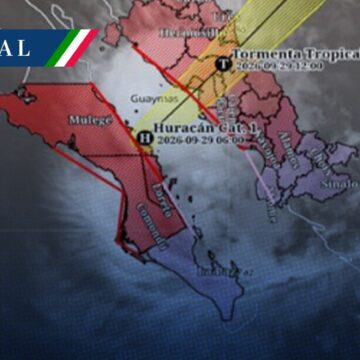 Huracán Polo entra al Golfo de California como categoría 1 rumbo a Sonora