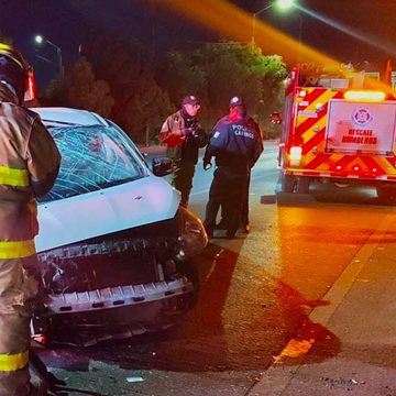 IMG_4375 Muere mujer en choque sobre el Periférico en Puebla; un hombre resulta lesionado