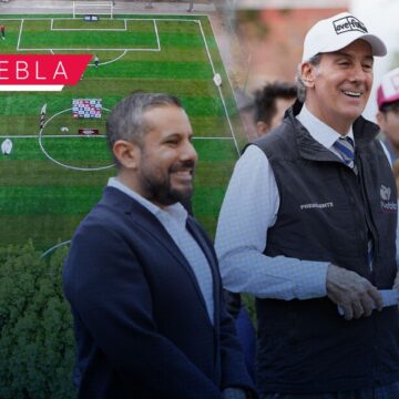 Inauguran cancha de fútbol 7 en el Deportivo Xonaca II