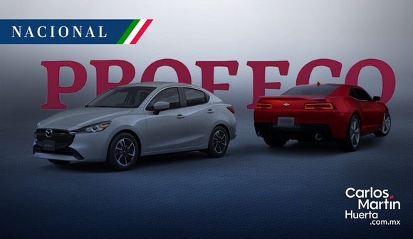 Profeco emite alerta de revisión para 1,600 unidades de Mazda MX-5 y Chevrolet Camaro en México