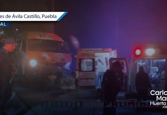 Combi atropella a cinco policías y a un civil durante operativo en Teteles