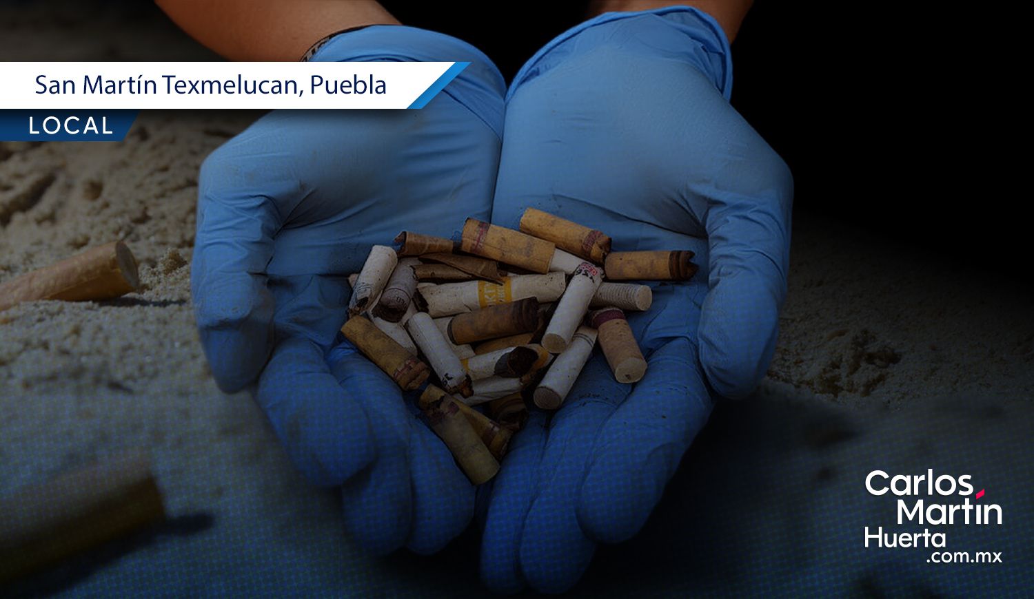 Recolectan toneladas de basura y más de 9 mil colillas en Texmelucan