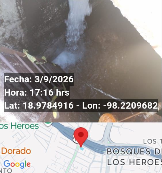 Agua de Puebla restablece el suministro de agua en Los Héroes 1a. y 2a. Sección