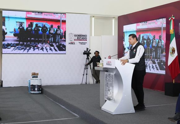 Armenta reafirma cero impunidad en Puebla ante posibles vínculos de servidores públicos con el crimen organizado