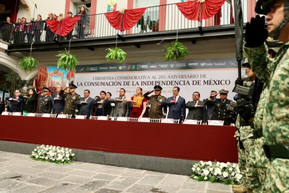 Puebla conmemora 205 años de independencia con un llamado a la unidad y la soberanía