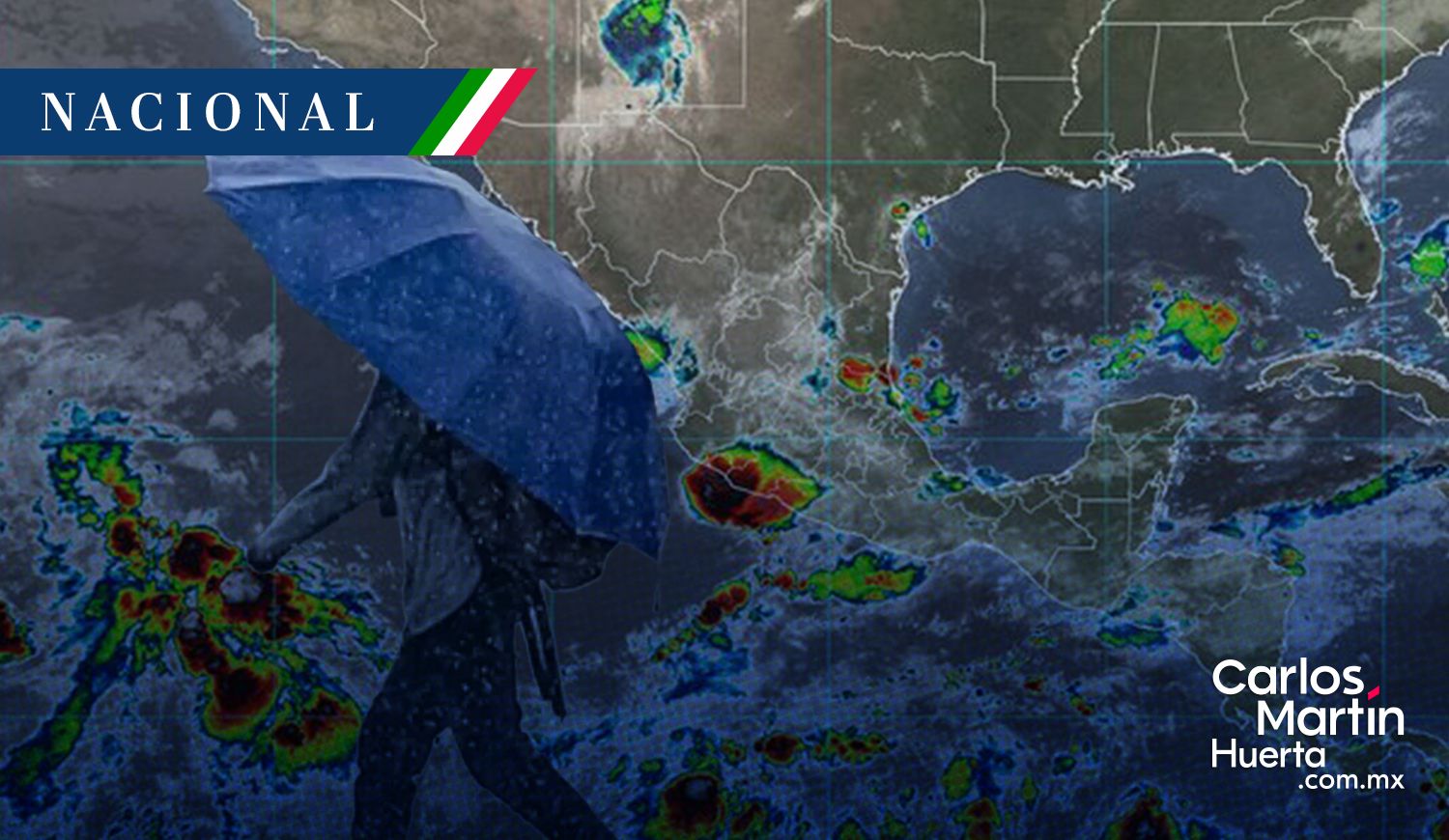 lluvias - sureste Lluvias intensas azotarán al sureste y oriente del país
