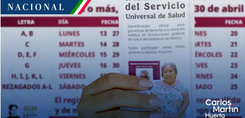 salud-bienestar ¡Que no se te pase! Estos apellidos deben tramitar la Credencial de Salud esta semana