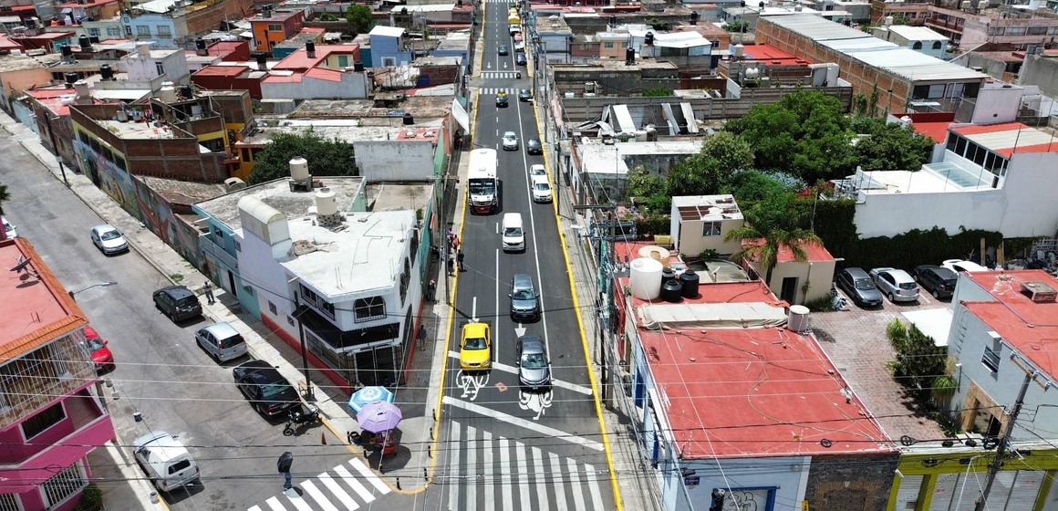 vialidad Rehabilitan calle 14 Sur-Norte en Puebla; obra beneficia a más de 14 mil habitantes